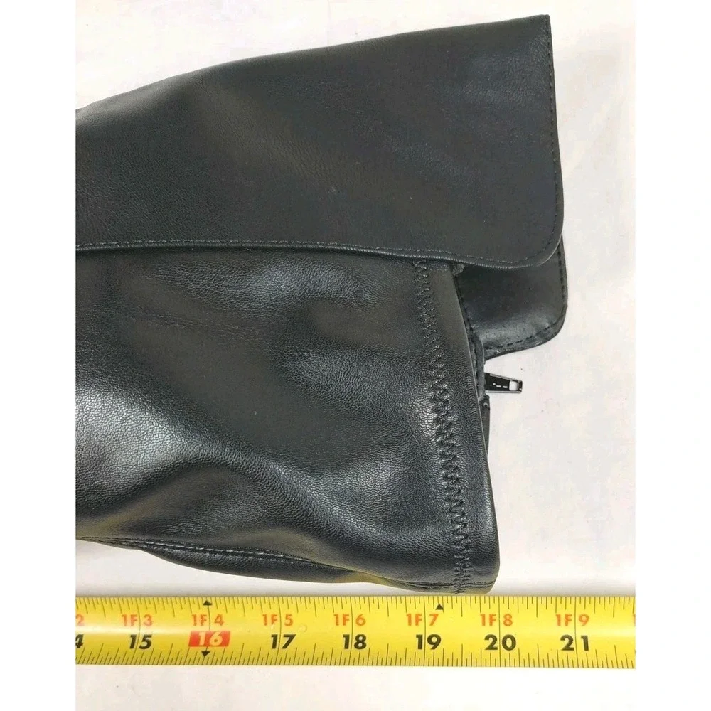 Style‎ & Co. Womens Charlaa Faux Leather Over-The-Knee Boots | Black Sm | 7M